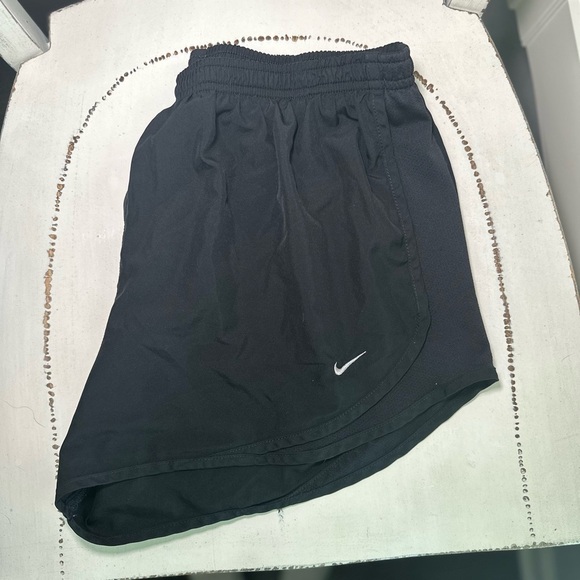 Solid Black Nike Dri-Fit Shorts - Picture 1 of 3